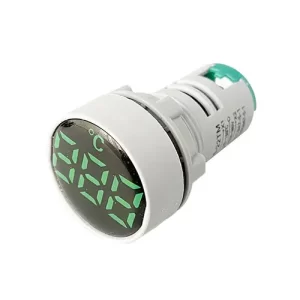 Termómetro Piloto Led Verde con Termómetro